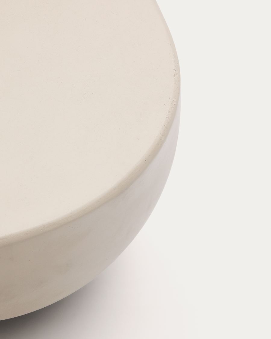 Tavolino da salotto Colba in polystone 100 x 100 cm