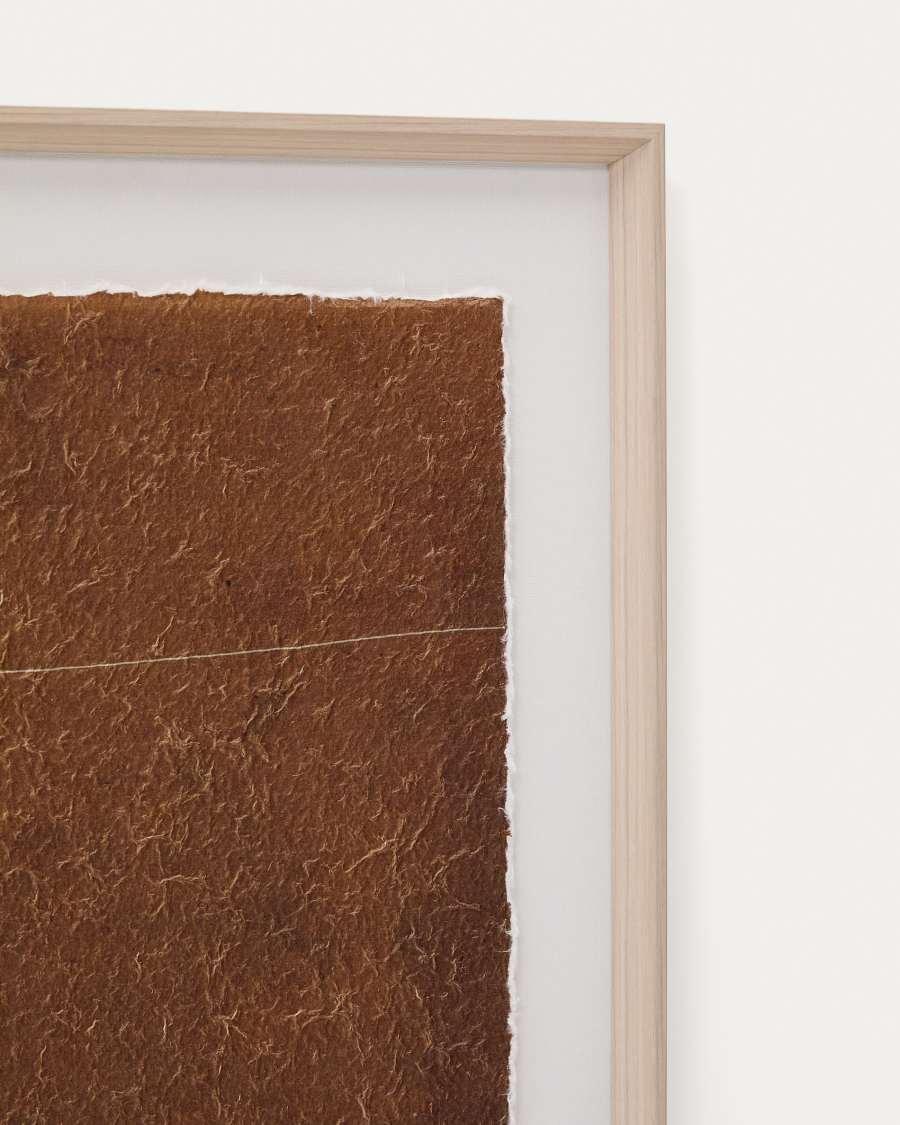 Durkan picture on brown recycled paper, 50 x 70 cm