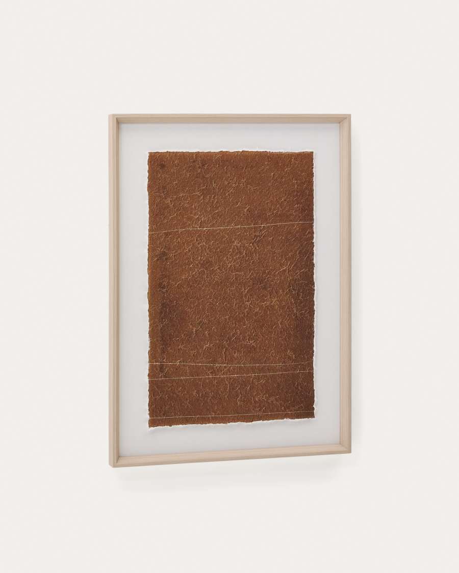 Durkan picture on brown recycled paper, 50 x 70 cm