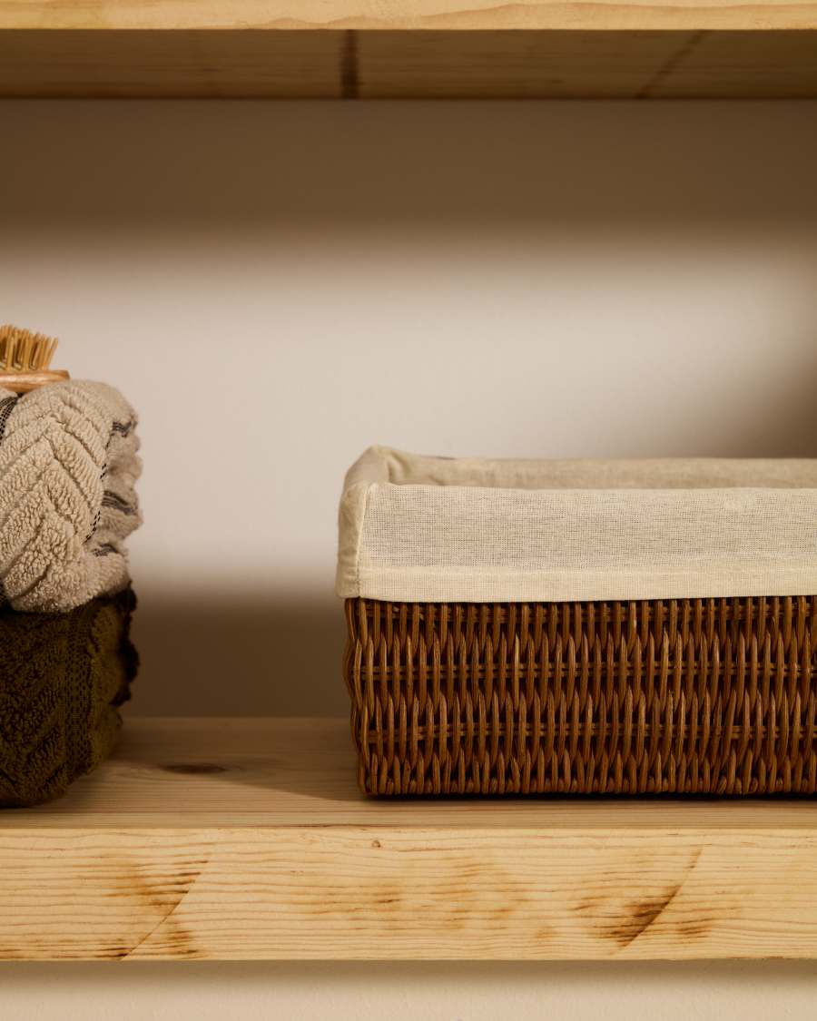 Indali set of 2 rattan baskets, 32 x 25 cm / 28 x 20 cm