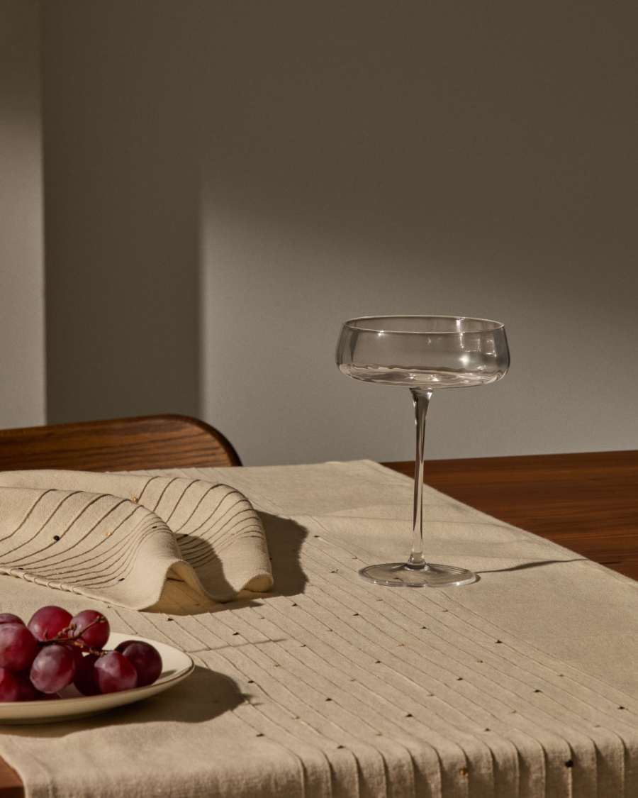 Mimba champagne flute in transparent glass, 25 cl