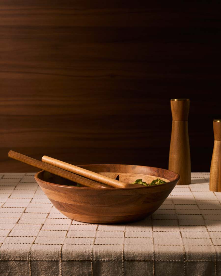 Ciotola media Idrom in legno di acacia FSC 100%