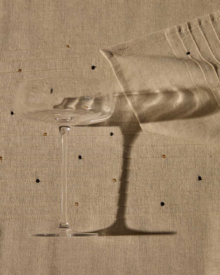 Mimba champagne flute in transparent glass, 25 cl