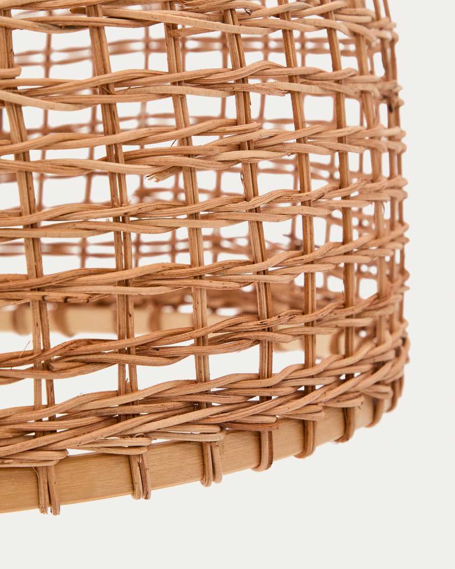 Αμπαζούρ για φωτιστικό οροφής Dakira X με φυσικό φινίρισμα Ø52εκ