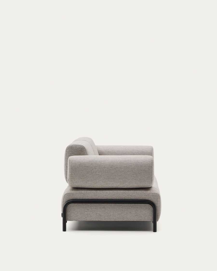 Canapé Compo 3 places beige grisâtre 232 cm