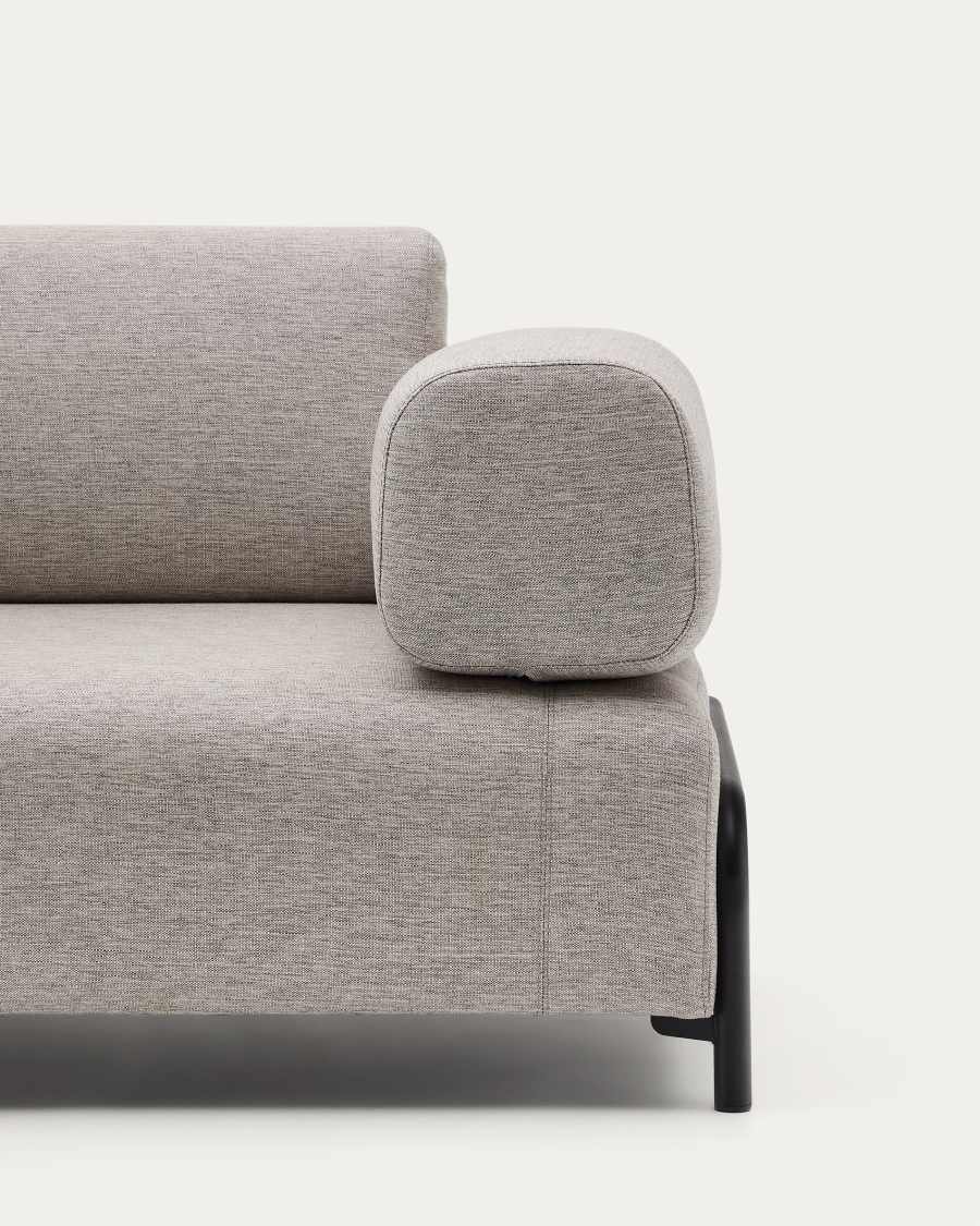 Canapé Compo 3 places beige grisâtre 232 cm