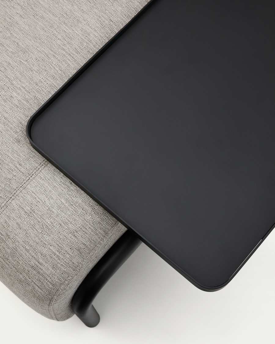 Sofà Compo 3 places beix grisenc amb safata gran 252 cm