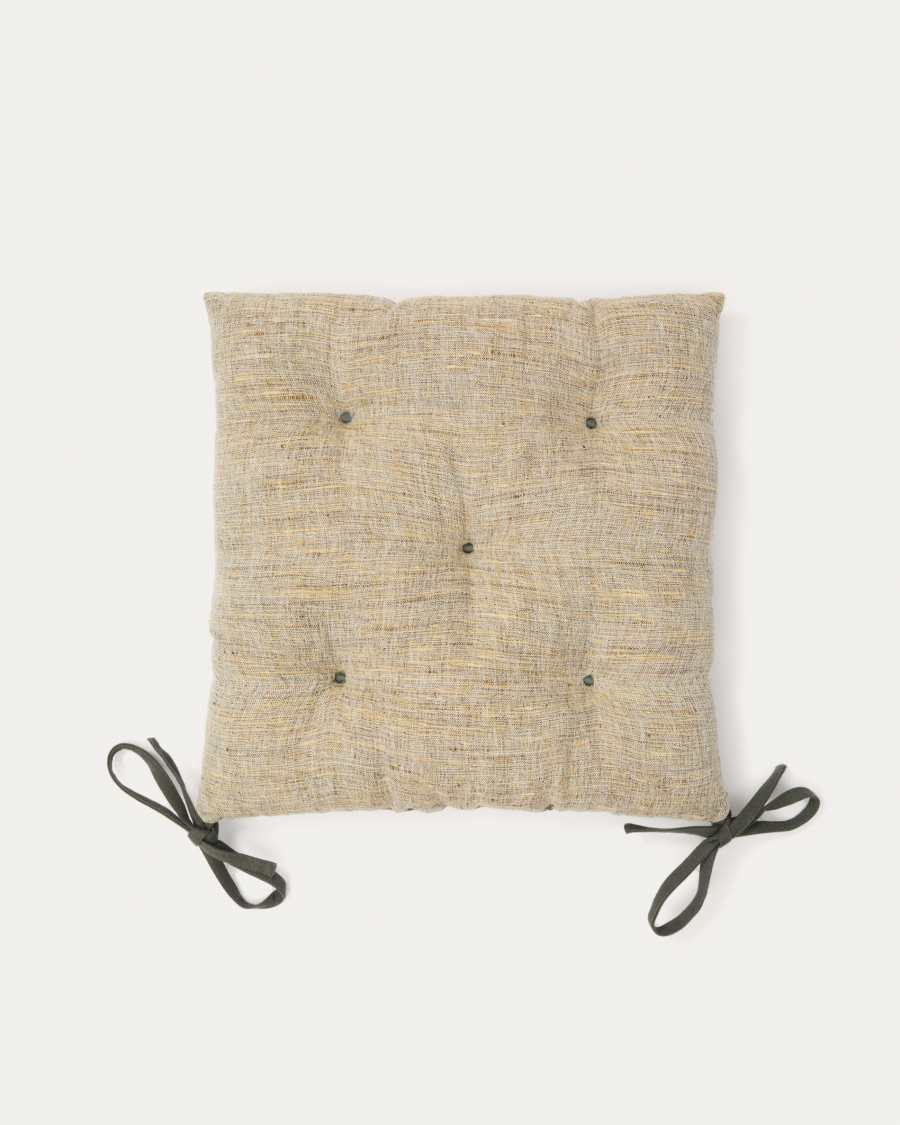 Coussin de chaise Aren vert 45 x 45 cm