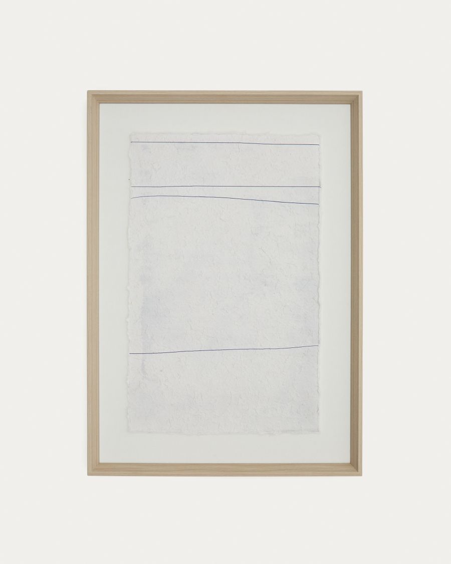 Durkan white picture on recycled paper 50 x 70cm