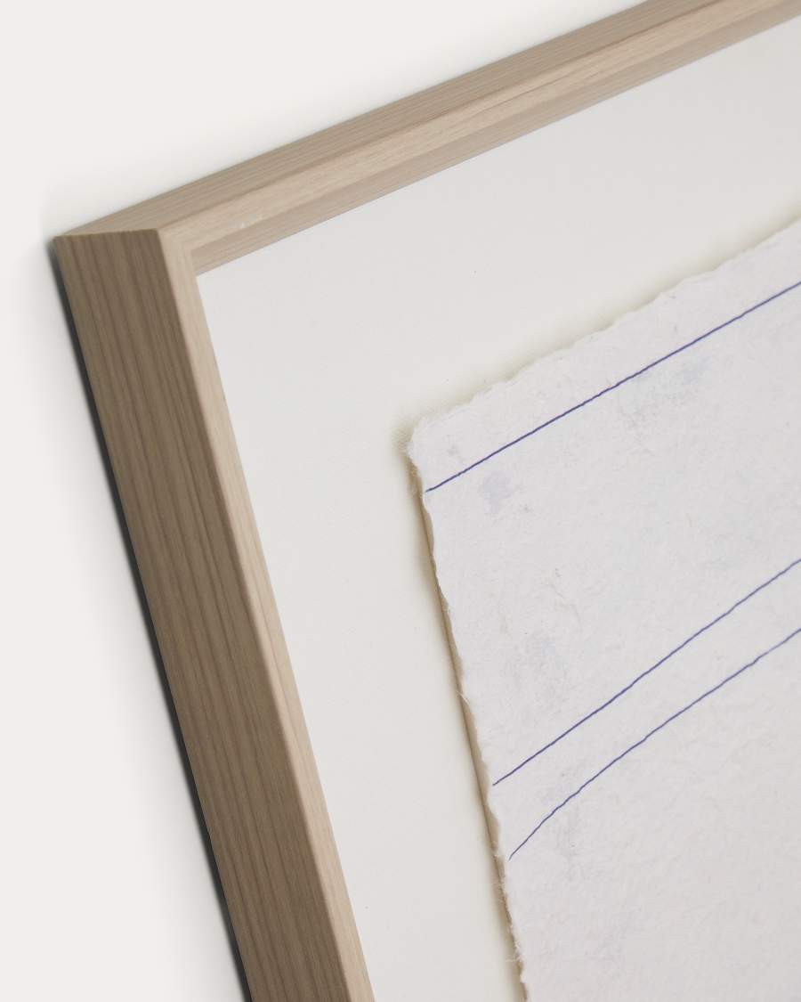 Durkan white picture on recycled paper 50 x 70cm