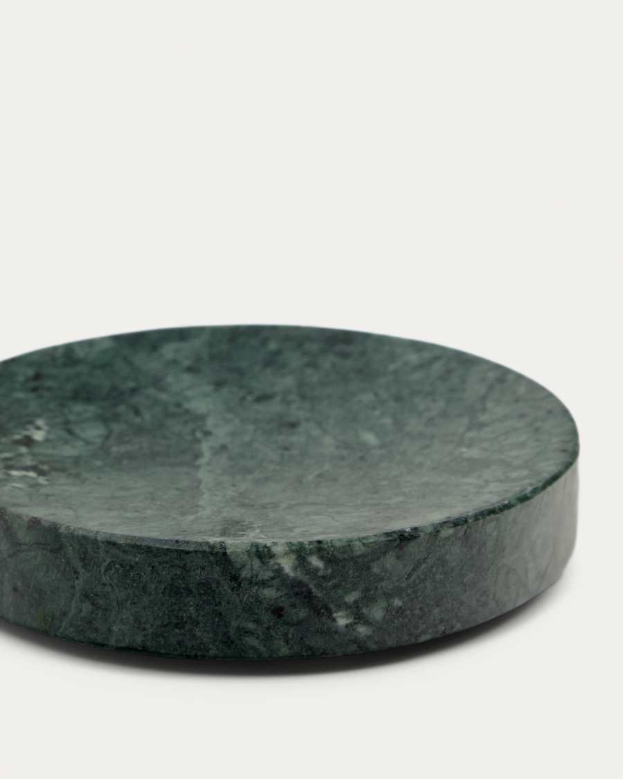 Elenei green marble soap holder