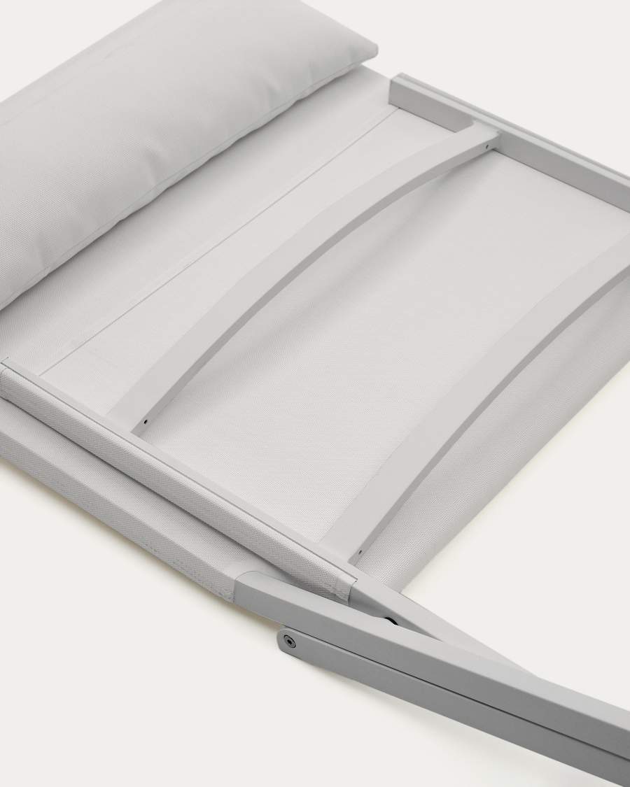 Canutells Klappstuhl aus Aluminium mit weißem Finish