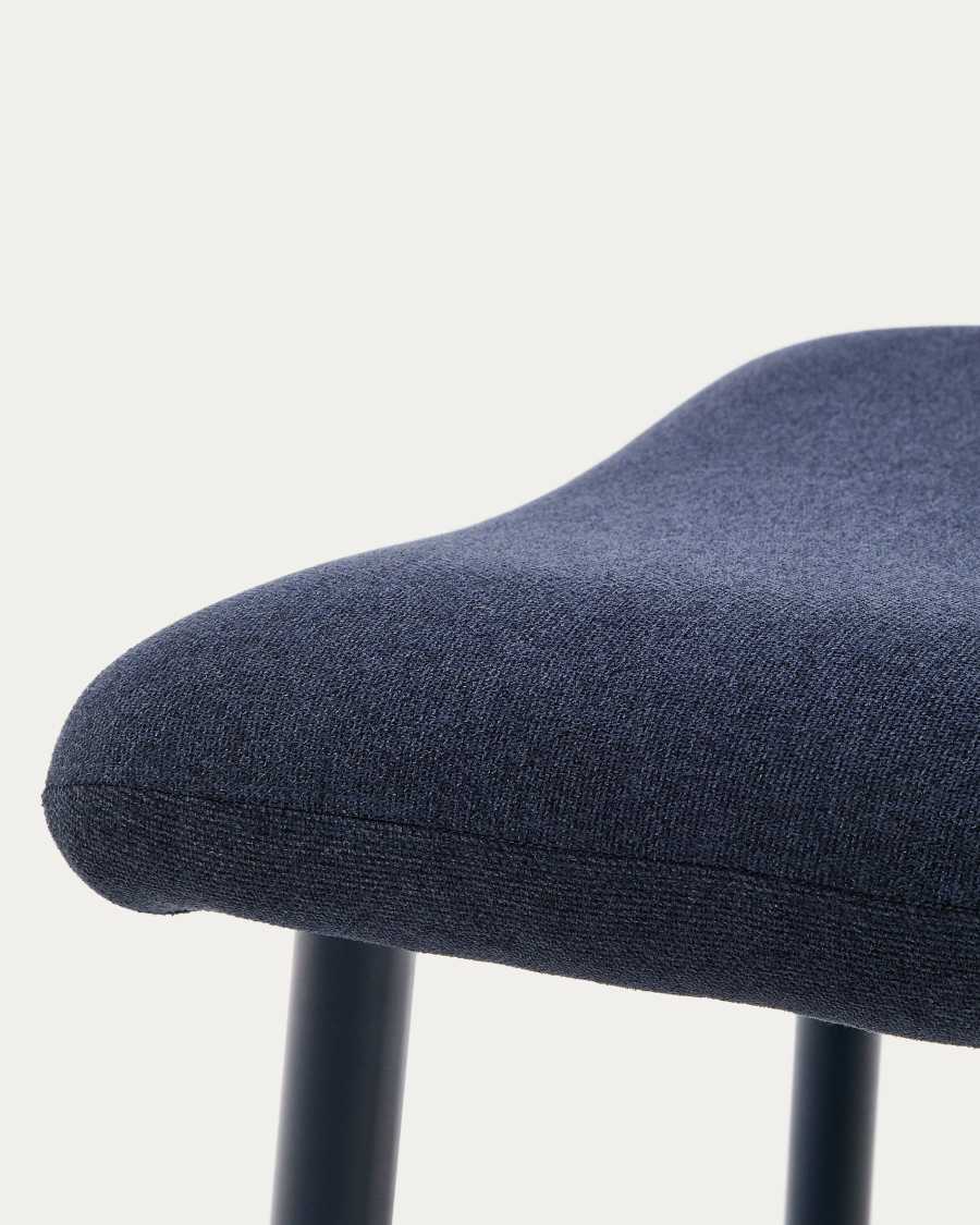 Inari footrest in blue and steel with a blue painted finish 60 x 50cm FSC Mix Credit