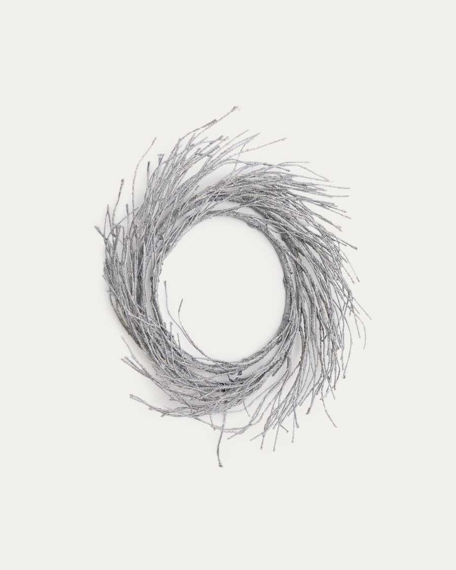 Leuchtkranz Bria silberfarben Ø 60 cm