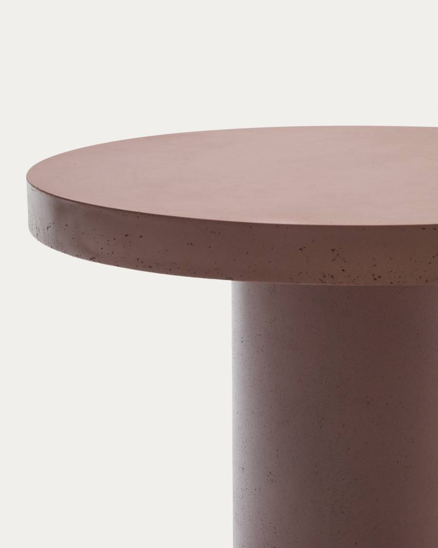 Aiguablava terracotta cement round table Ø90cm
