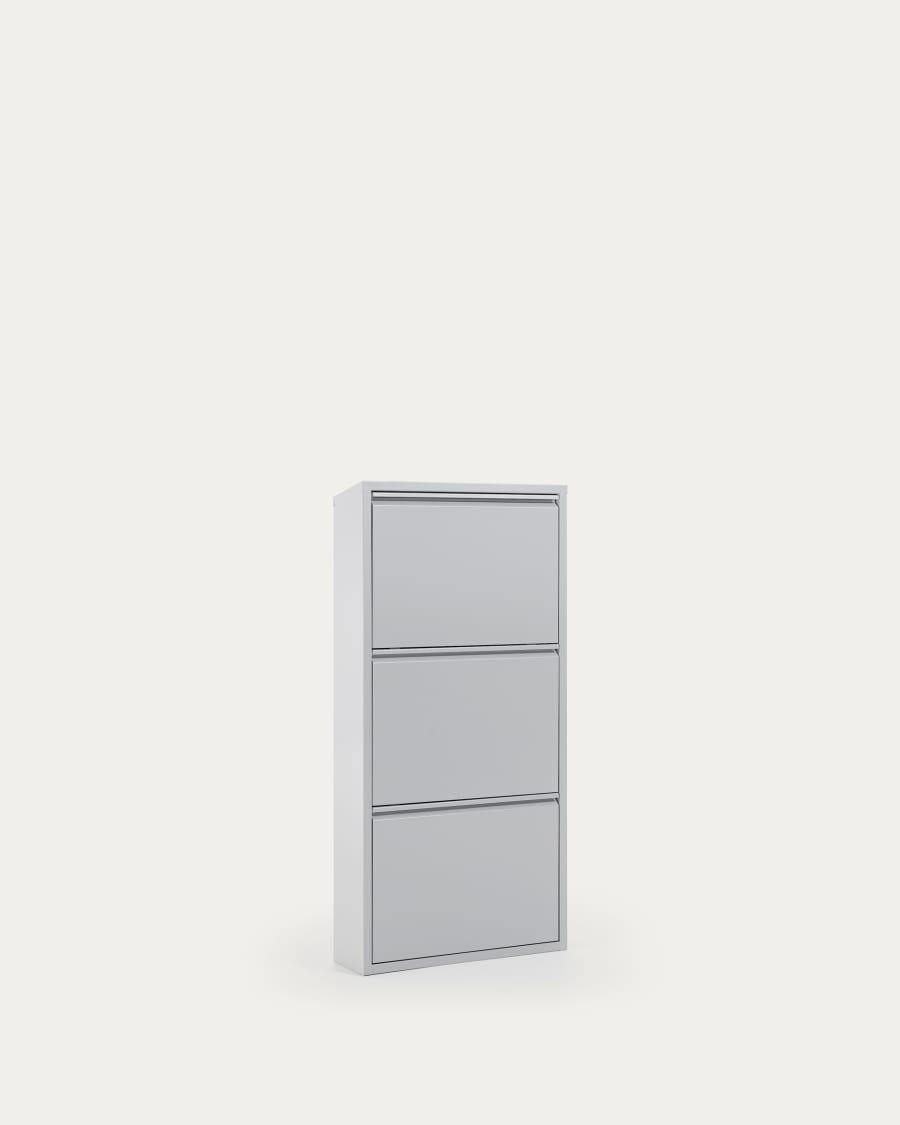 Shoe rack Ode 50 x 103 cm 3 doors grey