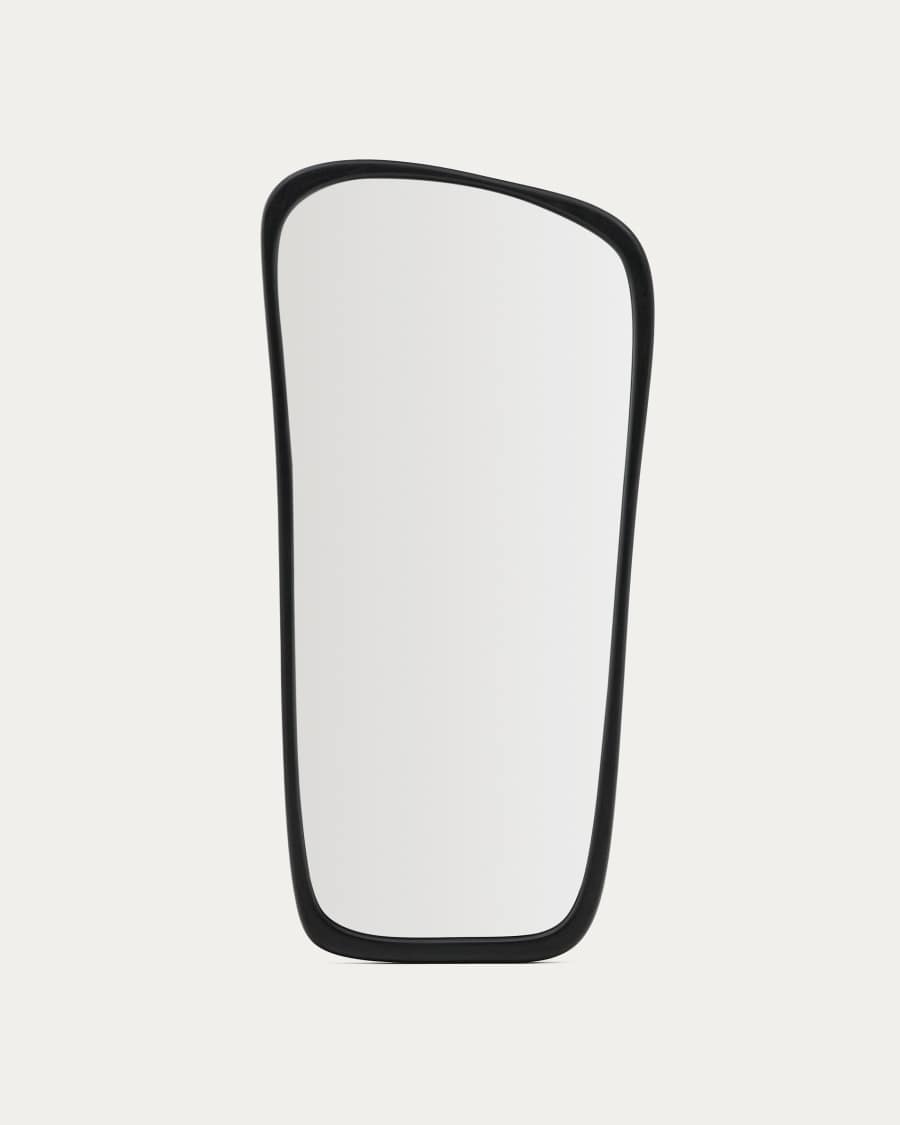 Mirall Alura de fusta de teca negre 94,5x192 cm FSC 100%