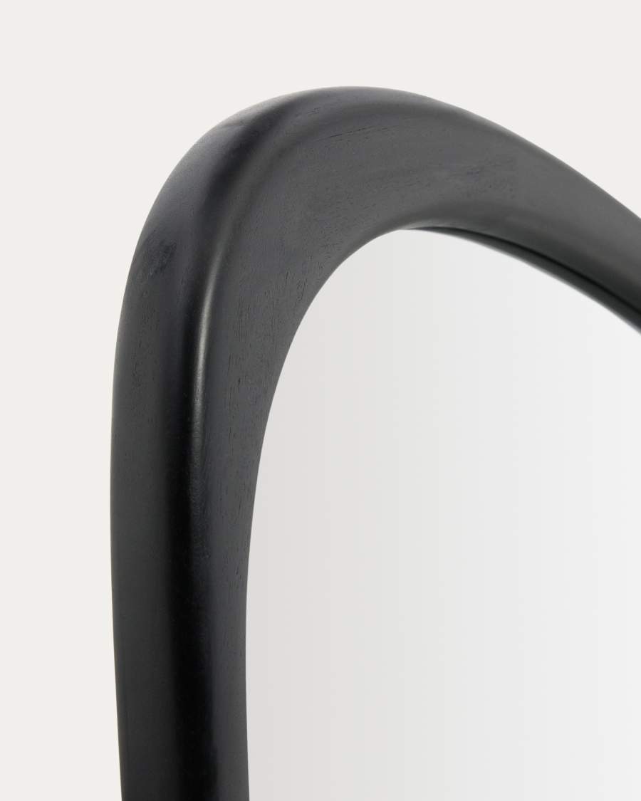 Mirall Alura de fusta de teca negre 94,5x192 cm FSC 100%