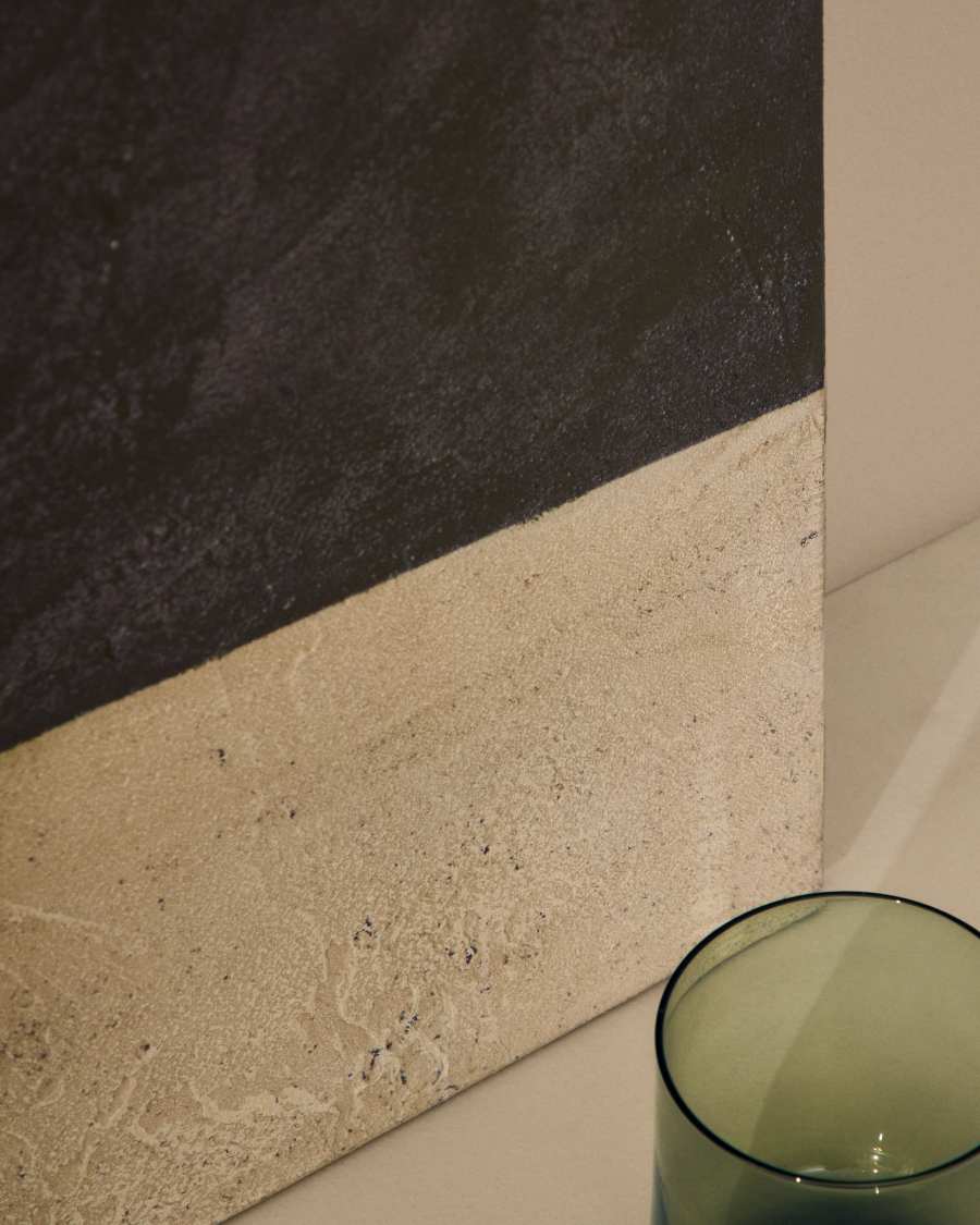 Abstrakcyjne płótno Fida zielone 118 x 94 cm