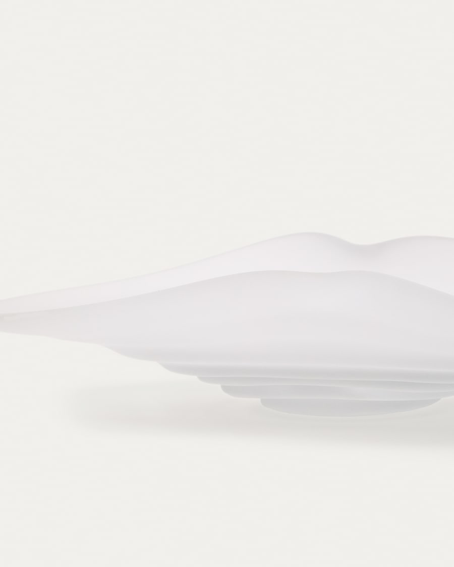 Centrotavola Ondaro in vetro smerigliato 11 cm