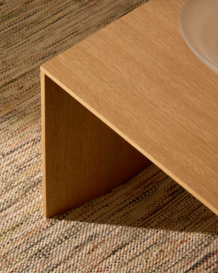 Litto oak veneer FSC Mix Credit side table, 55 x 40 cm