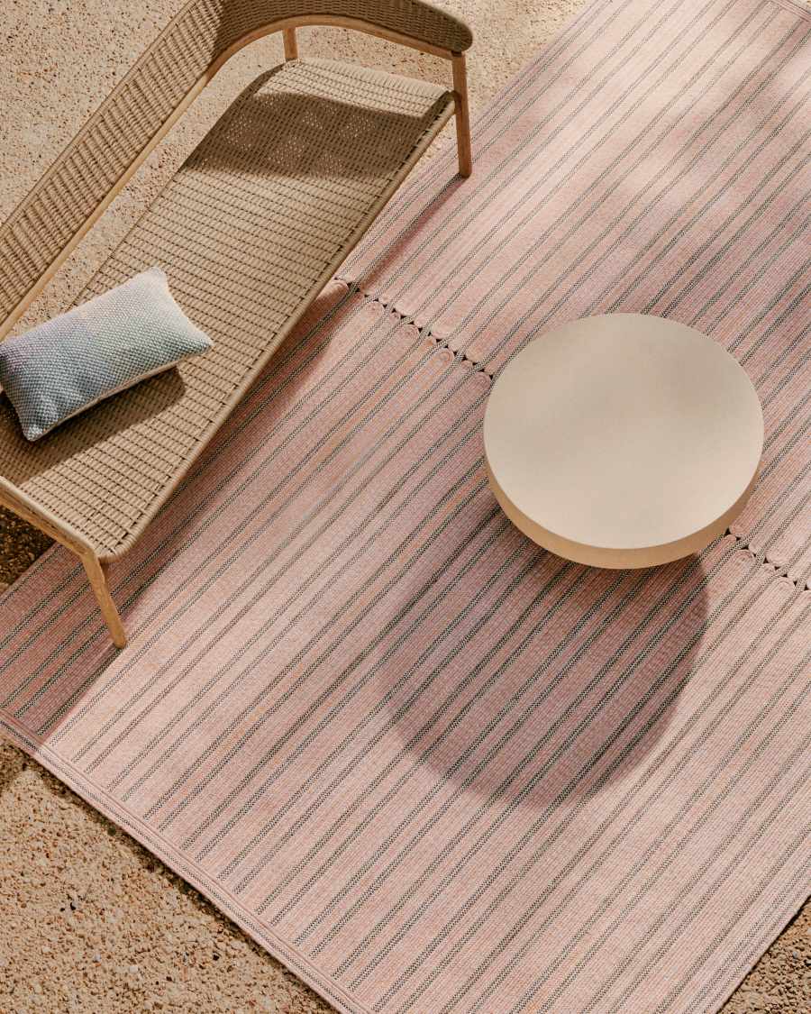 Tapis Olivan 100% PET orange clair 200 x 300 cm