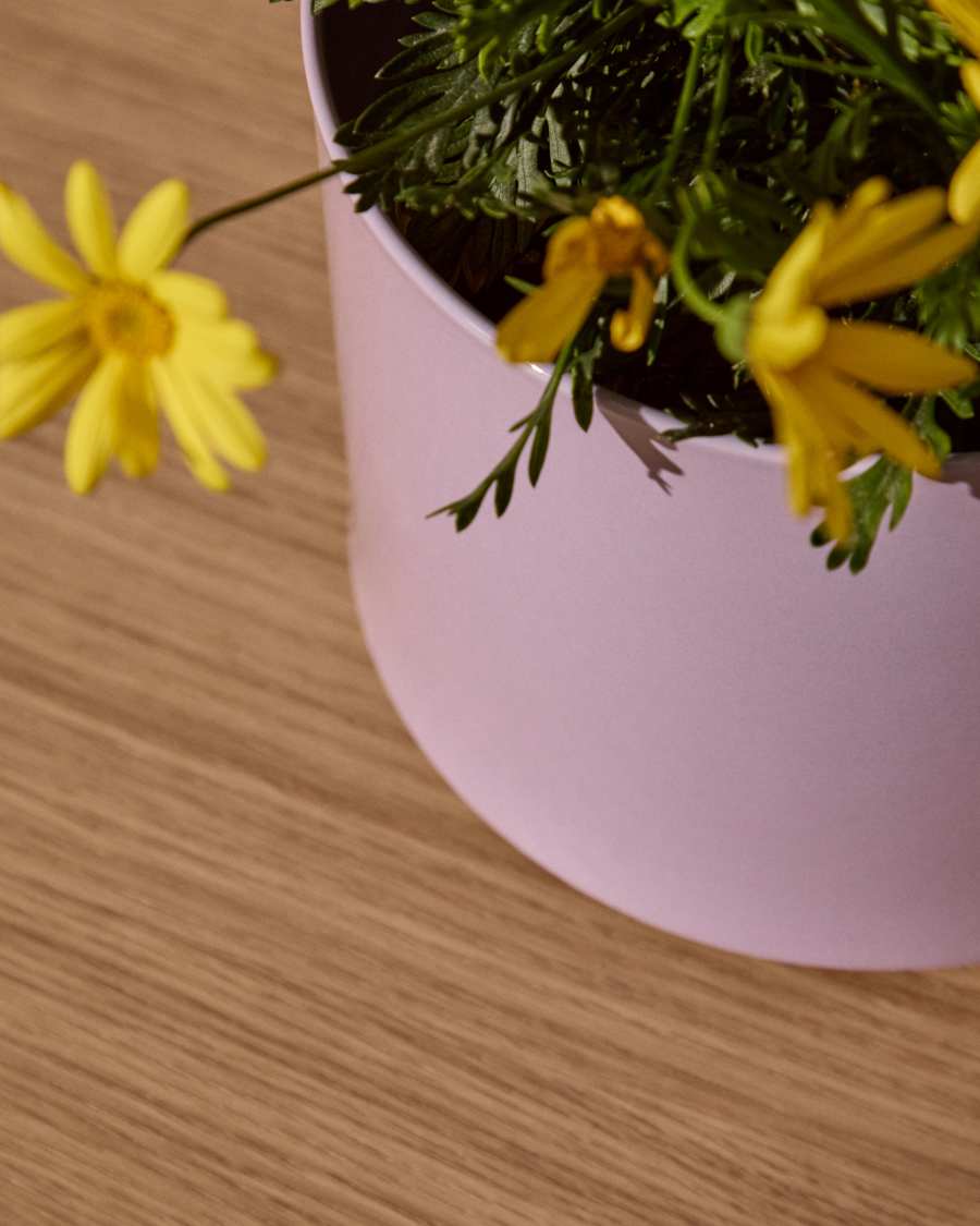 Vase Elova aus Keramik lila 16 cm