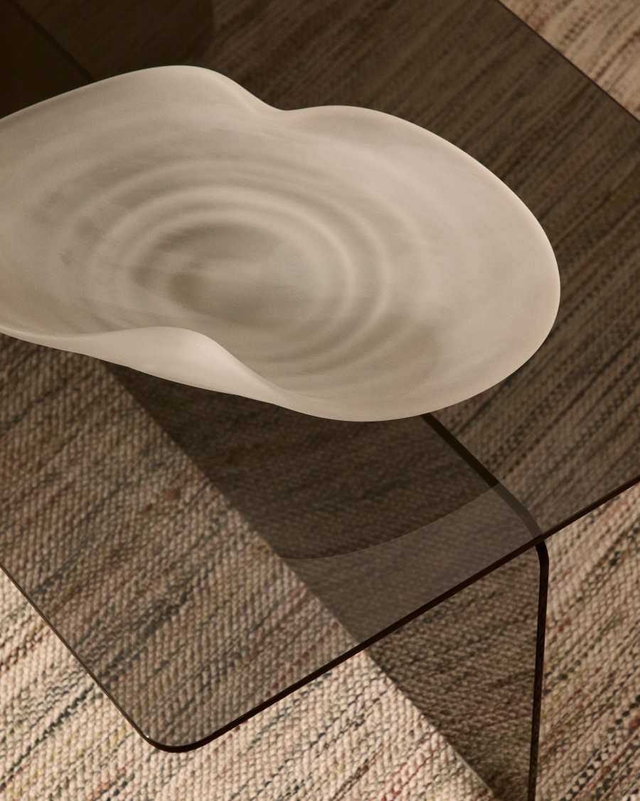 Centrotavola Ondaro in vetro smerigliato 11 cm