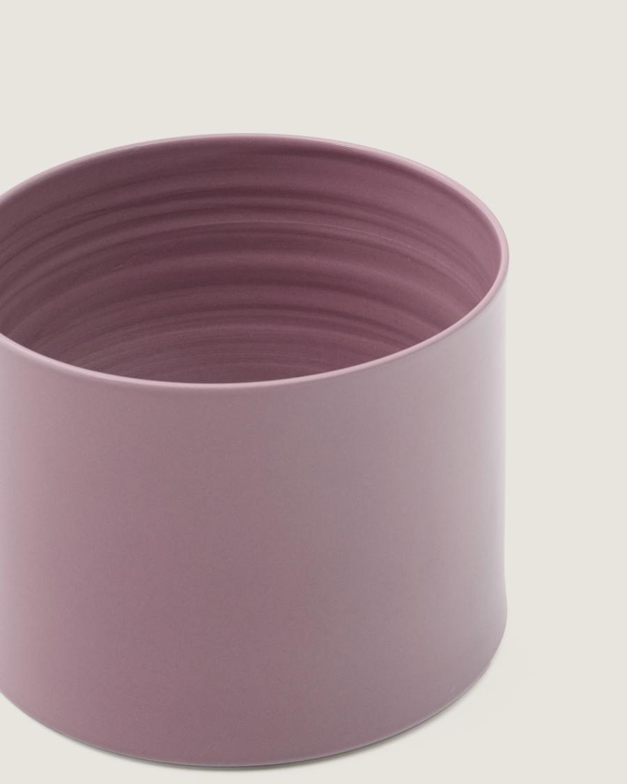 Vase Elova aus Keramik lila 16 cm
