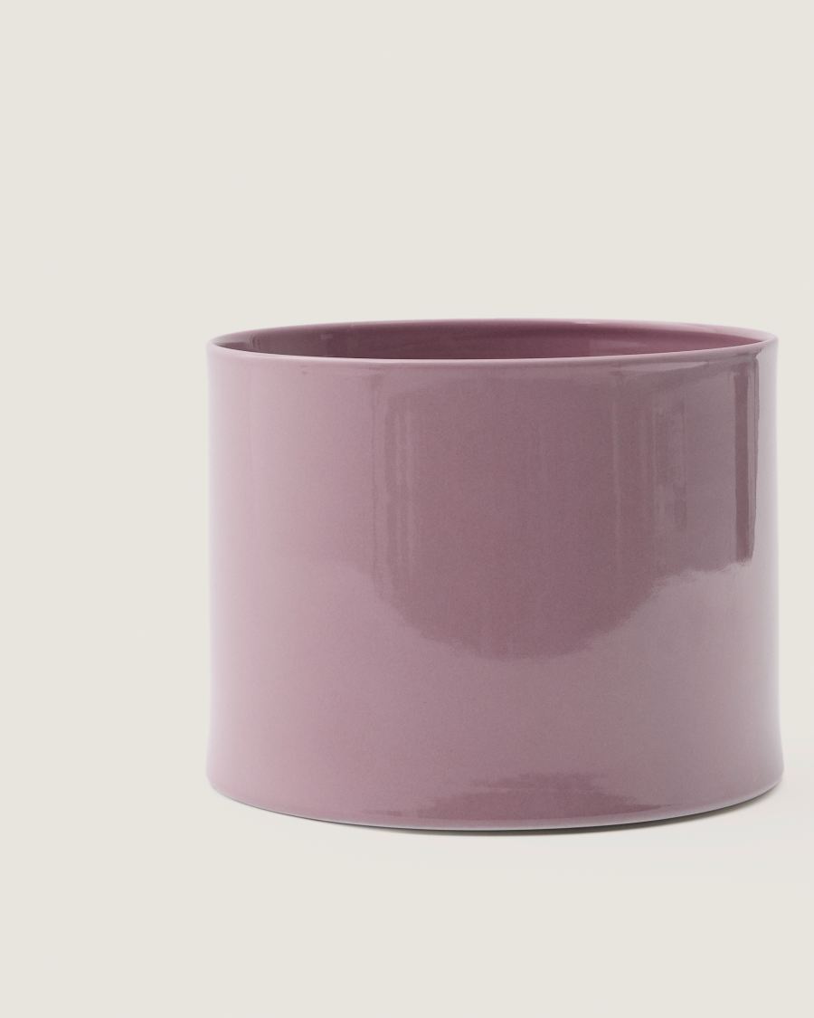 Vase Elova aus Keramik lila 16 cm