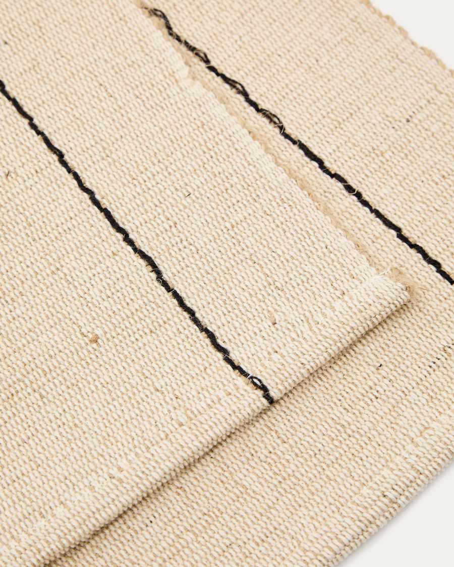 Lunel set of 2 jute placemats 50 x 35cm