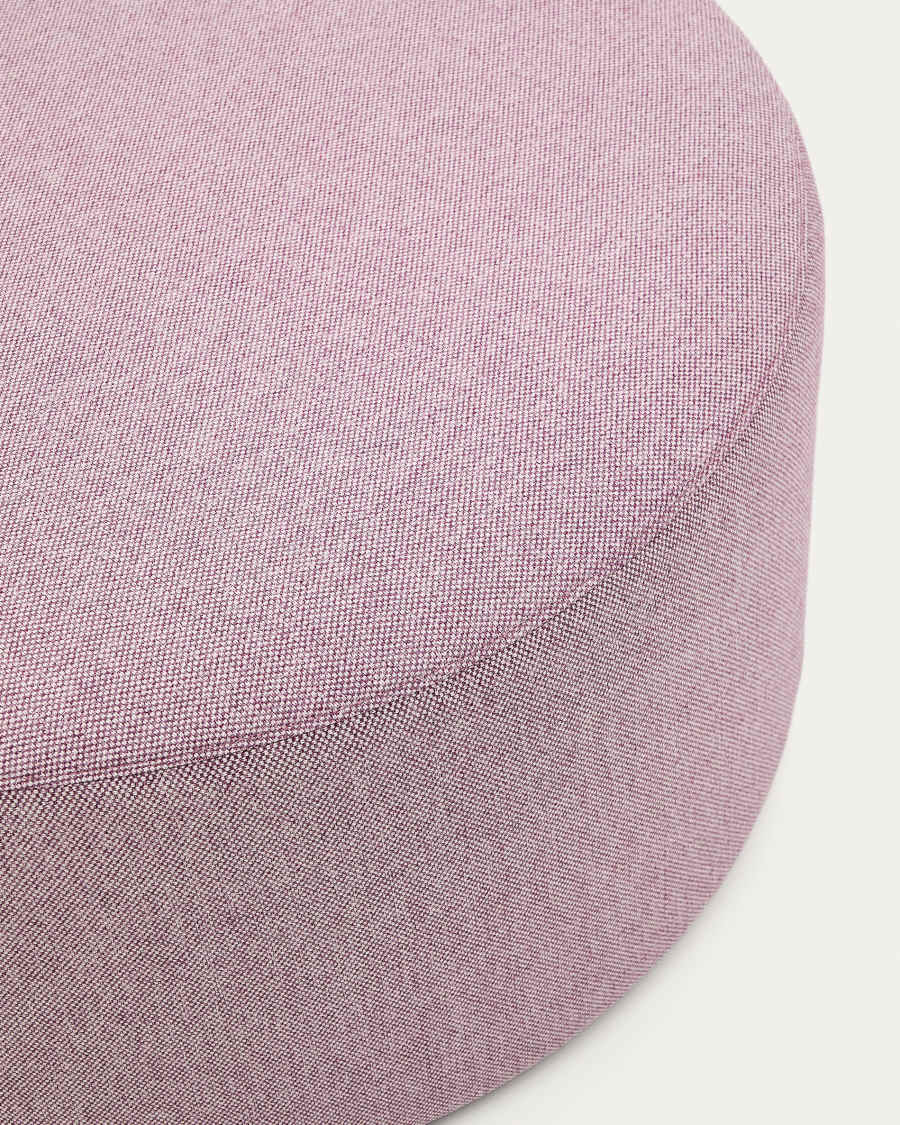 Fußablage mit abnehmbarem Bezug Kaeli violett Ø 90 cm