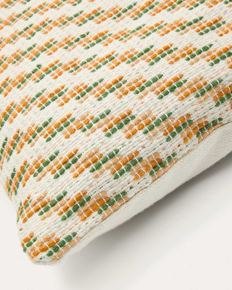 Cushion cover Brenel 100% PET with multicolor stripes 50 x 50 cm