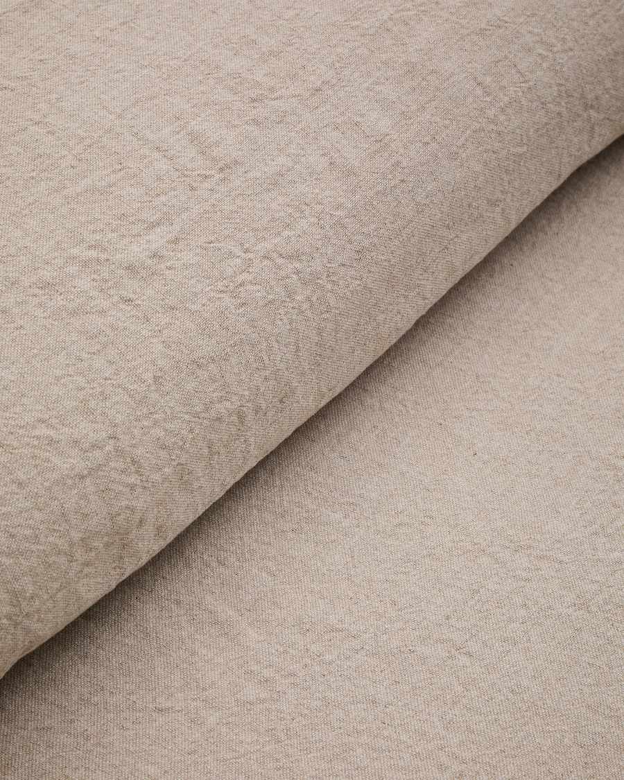 Tagesdecke Tandi aus 100 % Leinen in Beige für 150/160-cm-Betten