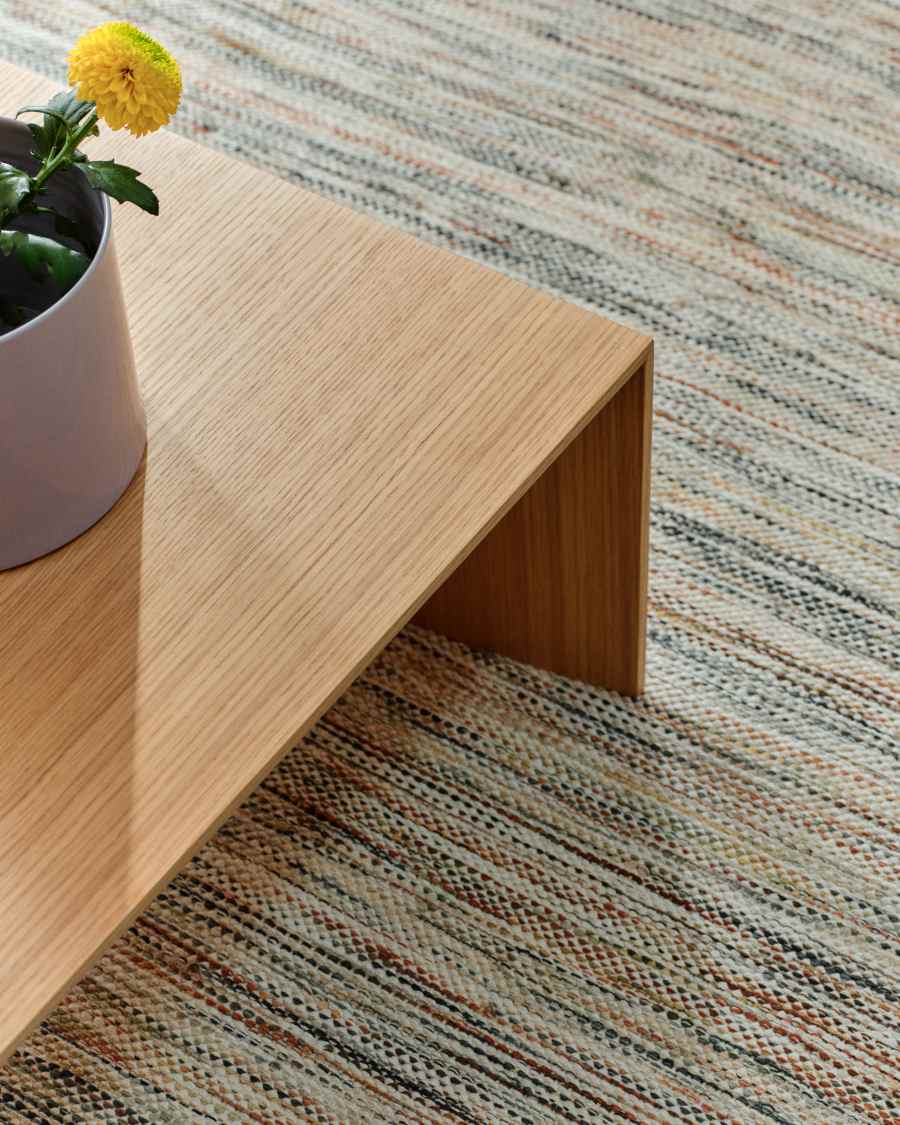 Litto oak veneer coffee table FSC Mix Credit, 140 x 70 cm