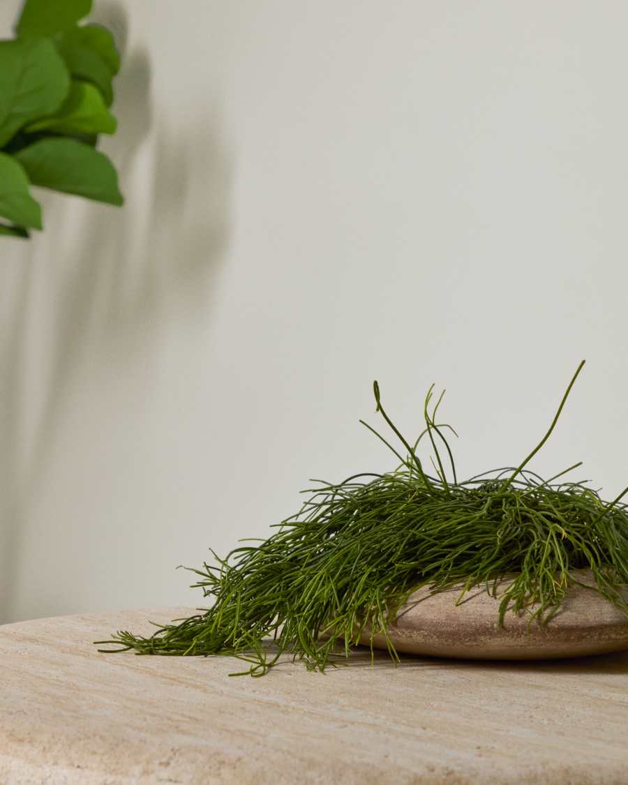 Blumentopf Rivor aus Terrakotta mit Finish in natürlichem Farbton Ø 50 cm