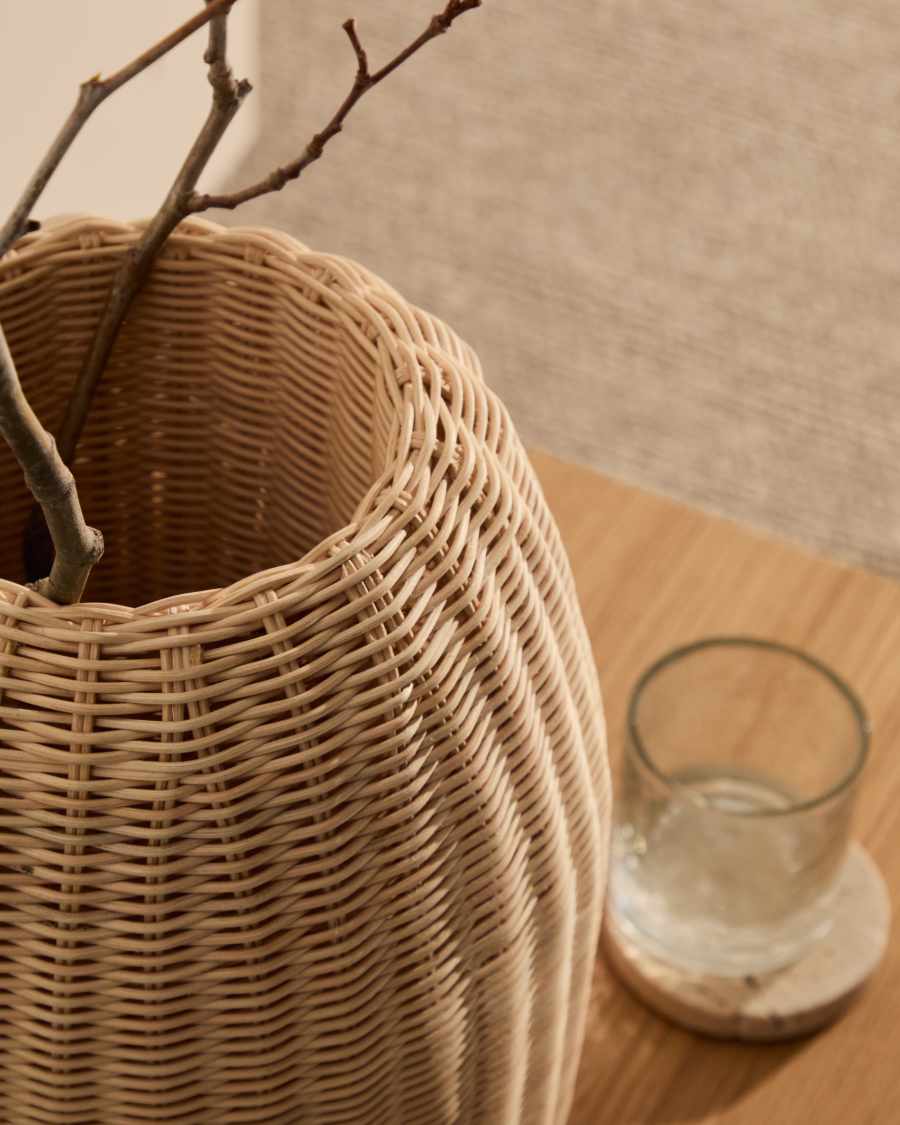 Vaso in rattan Zilna 40 cm
