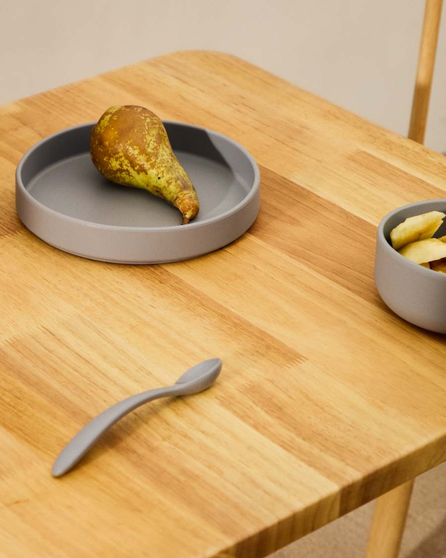 Σετ πιάτο και μπολ σιλικόνης Lili μπλε