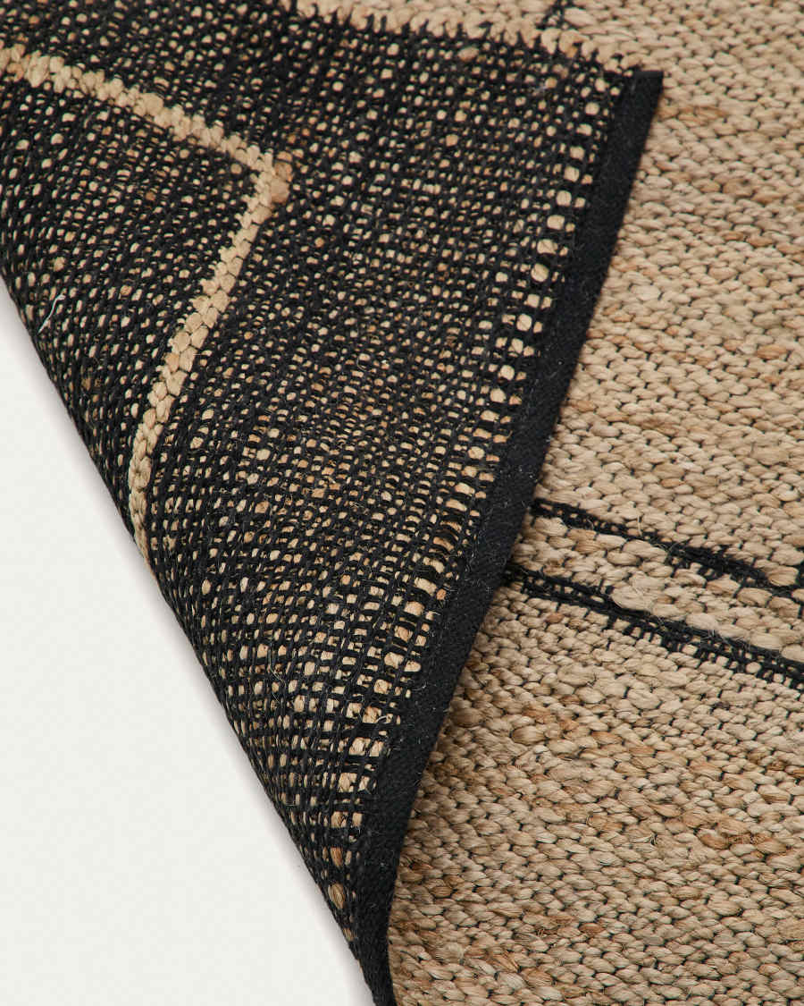 Teppich Velira grafisch aus Jute 200 x 300 cm