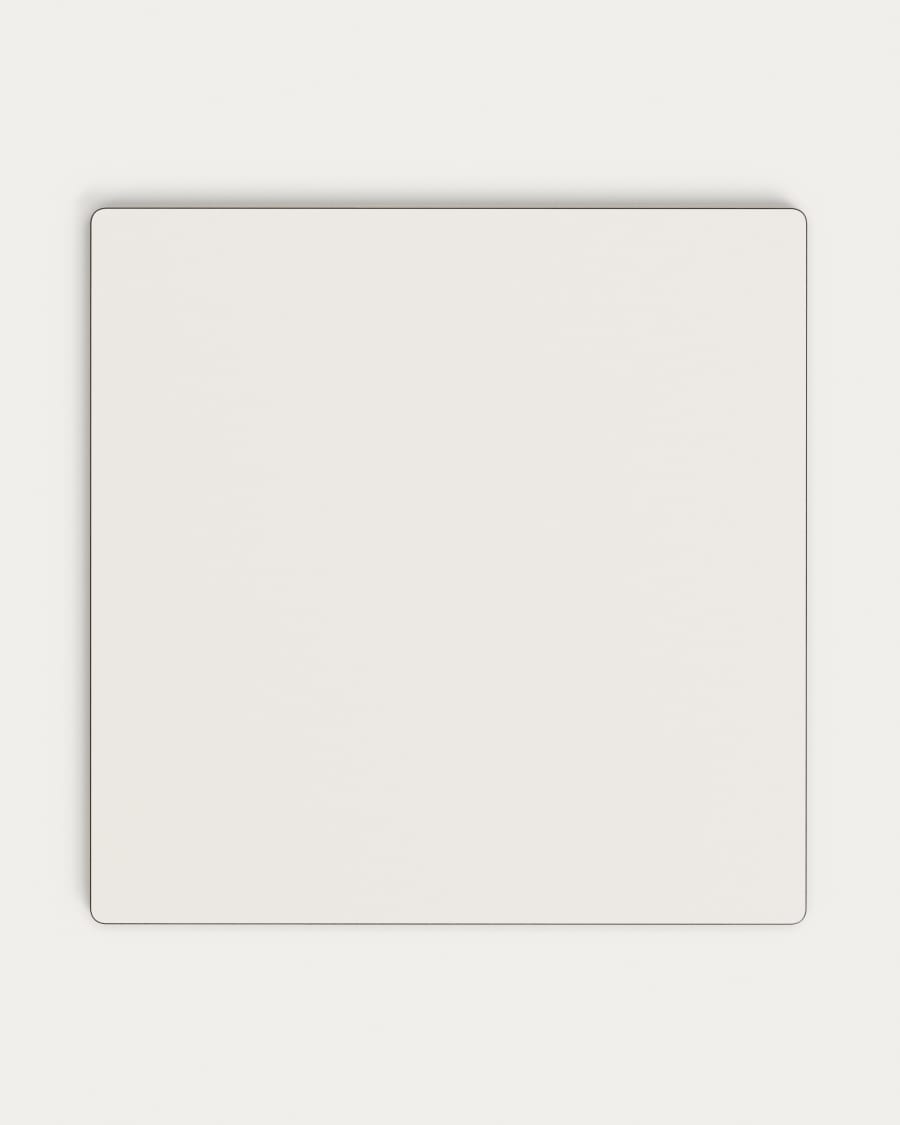 Wit vierkant tafelblad Tiaret 90x90cm