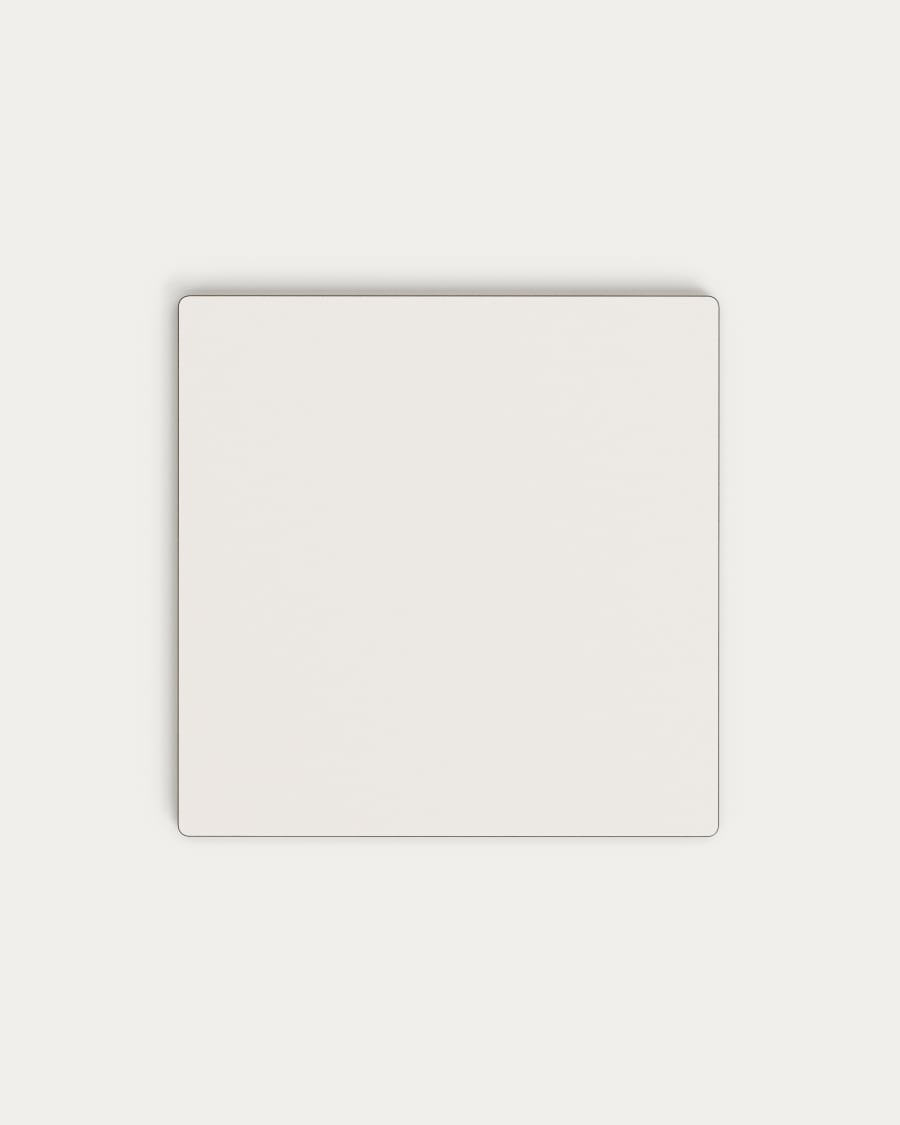 Tiaret wit tafelblad voor buiten 68 x 68 cm