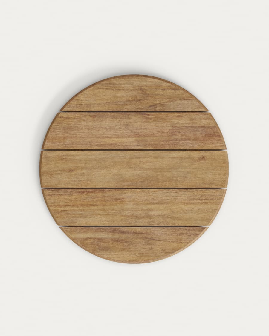 Suara round table top made of acacia wood in a natural finish, Ø80 cm FSC 100%