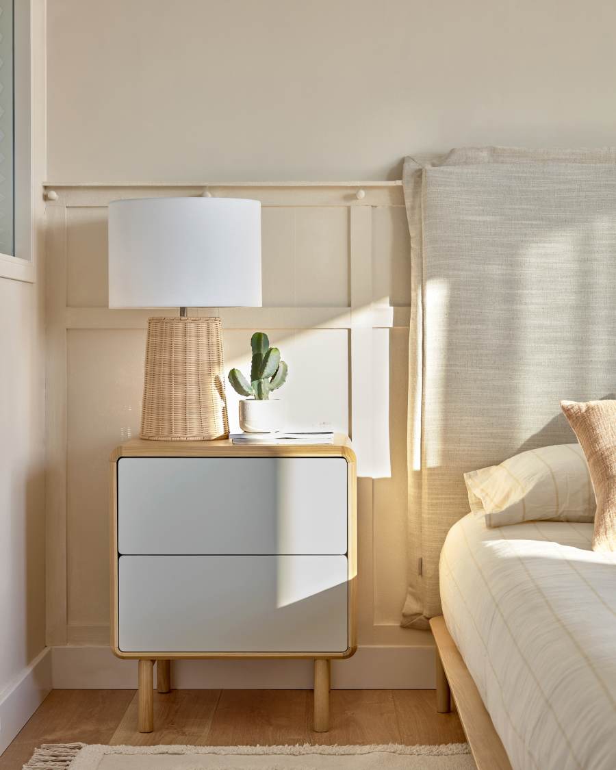 Artificial Cactus with white plantpot 22 cm