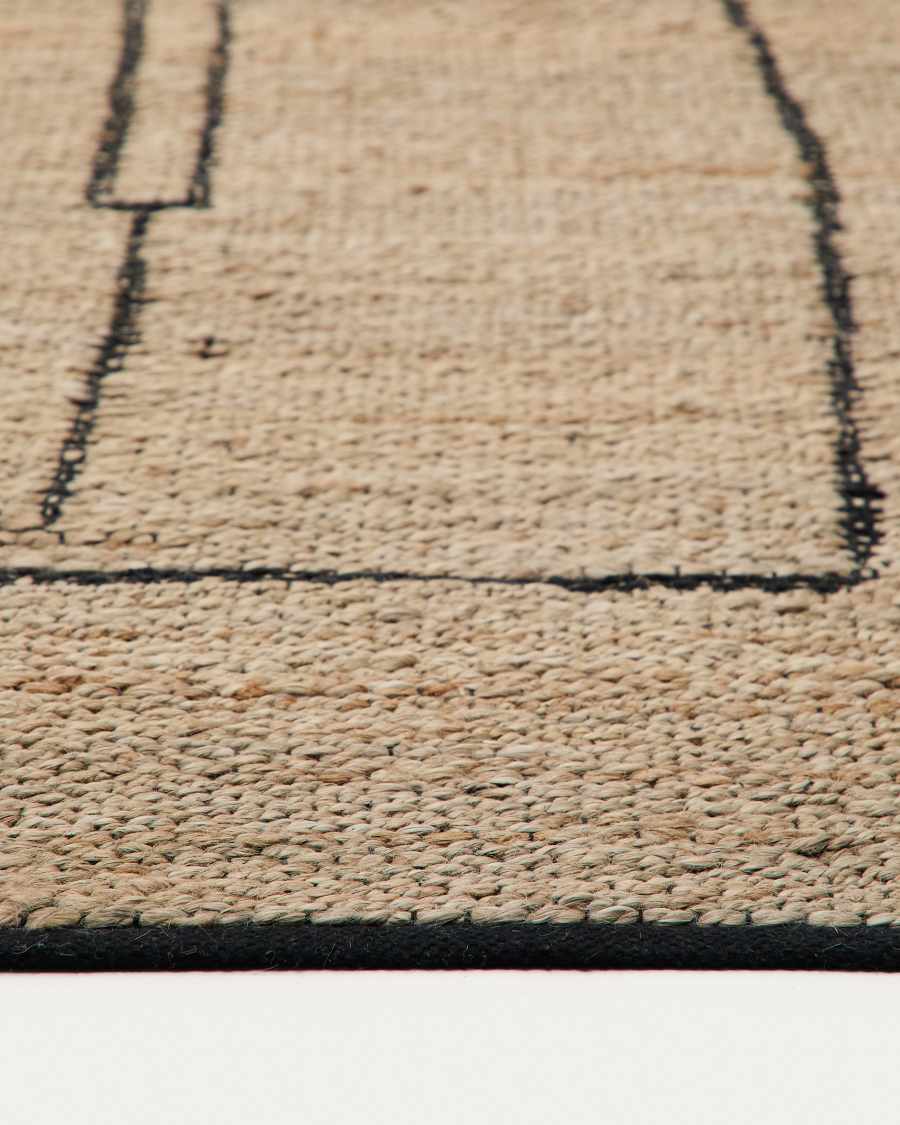 Rug Velira in jute 160 x 230 cm