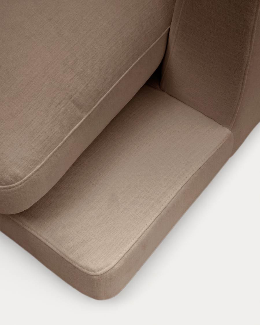 Gala Module Right Chaise Lounge Light Brown