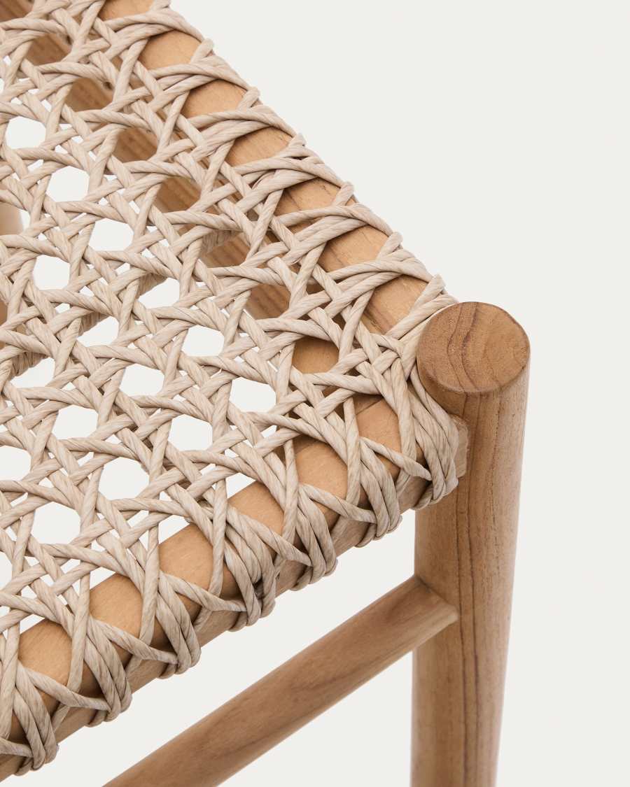 Tavira outdoor chair in solid teak wood