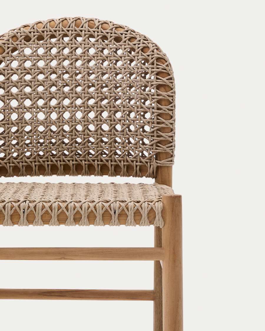 Tavira outdoor chair in solid teak wood