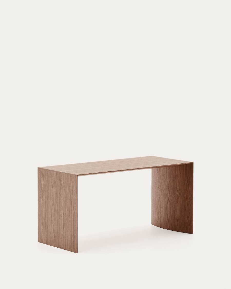 Tavolino salotto Litto impiallacciatura in noce FSC Mix Credit 90 x 45 cm