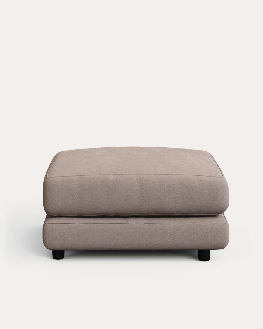 Gala footrest taupe, 90x90cm