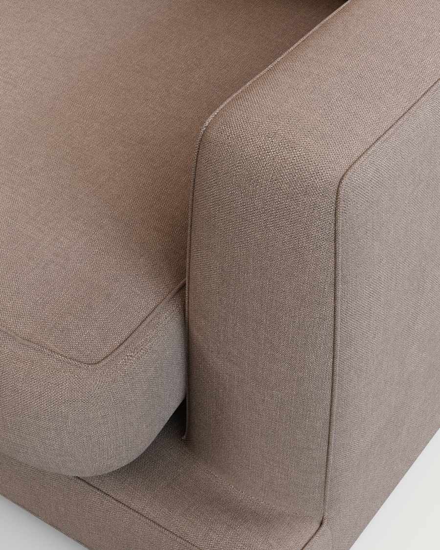 Gala 3-seater sofa taupe, 210 cm